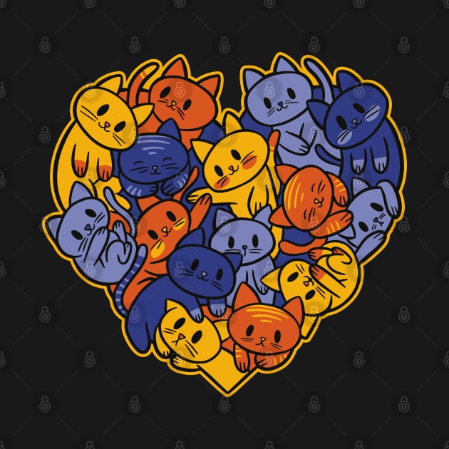 Kitten Heart Cluster by Life2LiveDesign