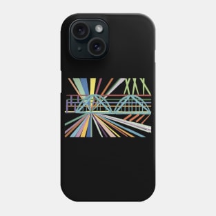 Abstract Rainbow Bridge Haleiwa Phone Case