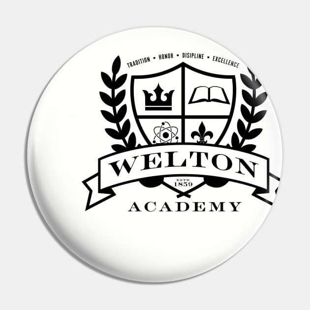 Welton Academy Pin by MindsparkCreative