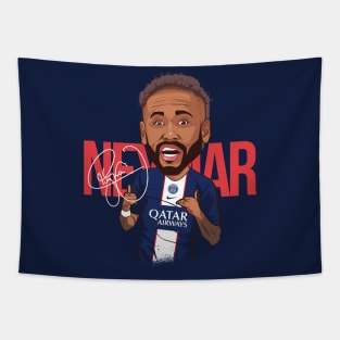 Neymar PSG Tapestry