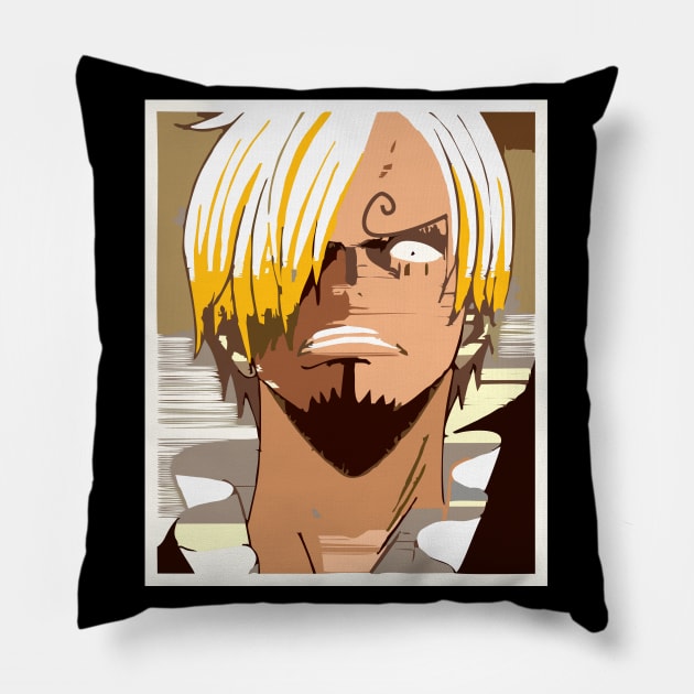 Sanji Pillow by BarnawiMT