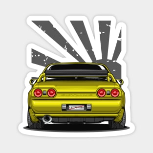 Monster Skyline GT-R R32 (Yellow Glossy) Magnet