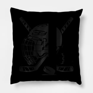 6Th Birthday Ice Hockey Kids 6 Years Old Boy Girl Hockey Fan Pillow