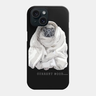 Pug in a Blanket Phone Case