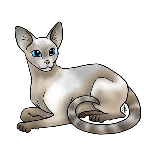 Cat - Siamese - Lilac Point by Jen's Dogs Custom Gifts and Designs