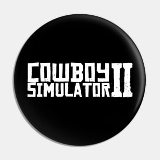 Red Dead Redemption 2 - Cowboy Simulator 2 (White) Pin