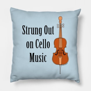 Strung Out Cello Pillow