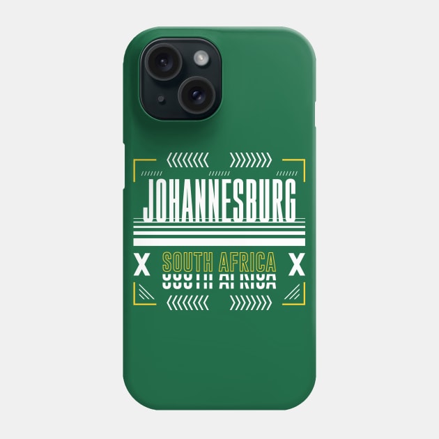 Retro Johannesburg South Africa Vintage South African Phone Case by Now Boarding