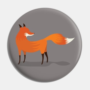 Little Red Fox Pin