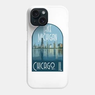 Lake Michigan Chicago Decal Phone Case