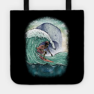 Skull Surf Halloween Tote