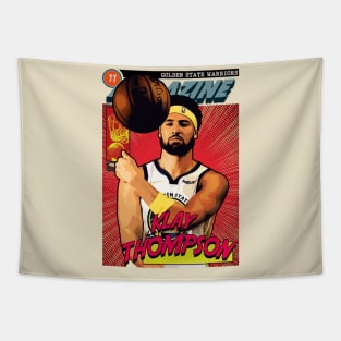 Klay Thompson - Comics Magazine Retro 90s Tapestry