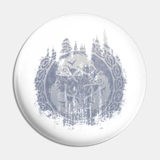 God Of War - Worn Wolves Icon Pin