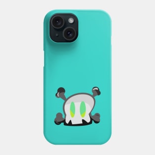 green bonehead Phone Case