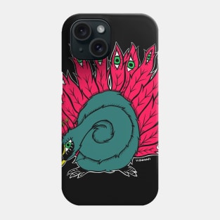 Peacock with Eyes Phone Case