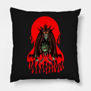 Vampire Eats Zombie Pillow