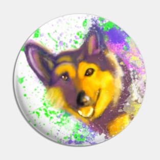 Fuzzy Dog Pin