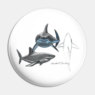 Great White Pin