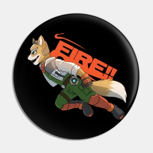 Fire Fox Pin