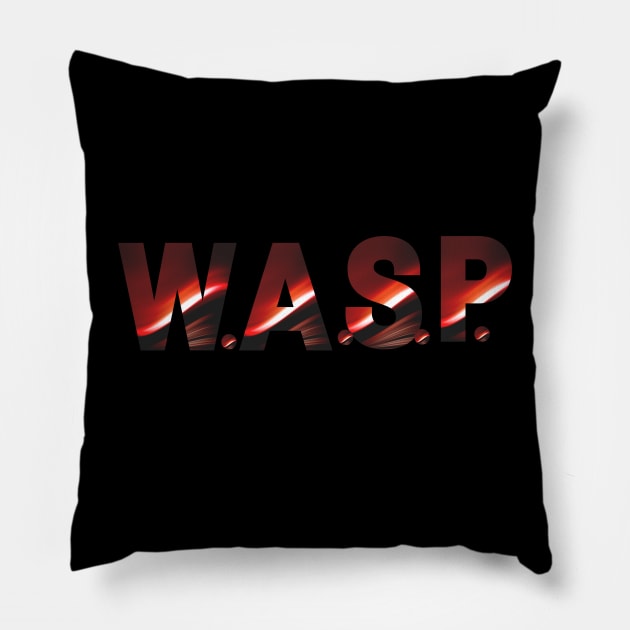 Shock rock art Logo - Wasp Pillow by Klau