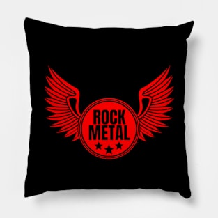 Rock metal cwing Pillow