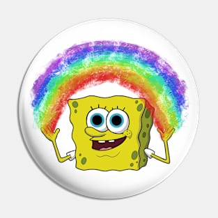 Spongebob rainbow Pin