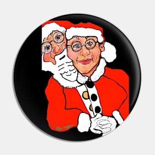 Santa and Mrs. Claus Forever Pin