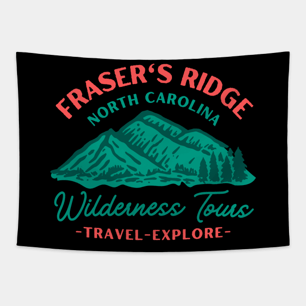 Fraser's Ridge North Carolina 1767 Wilderness Tours Tapestry by MalibuSun