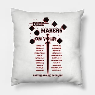 Dice Makers on Tour Pillow