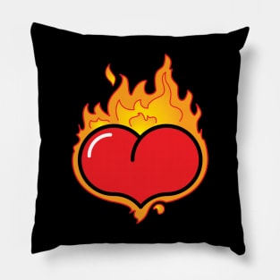 Hearts-a-Fire Pillow