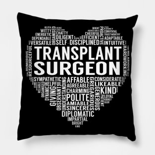 Transplant Surgeon Heart Pillow