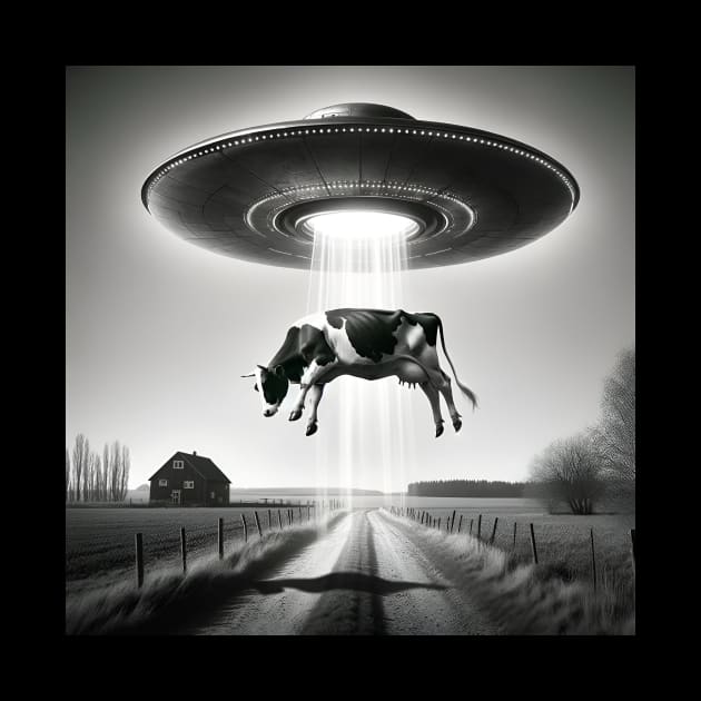 UFO Cow Abduction by Muslimory