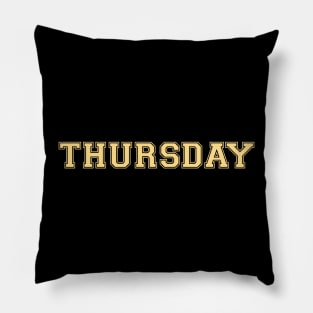 Luxurious Black and Gold Shirt of the Day -- Thursday Pillow