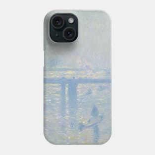 Charing Cross Bridge by Claude Monet Phone Case