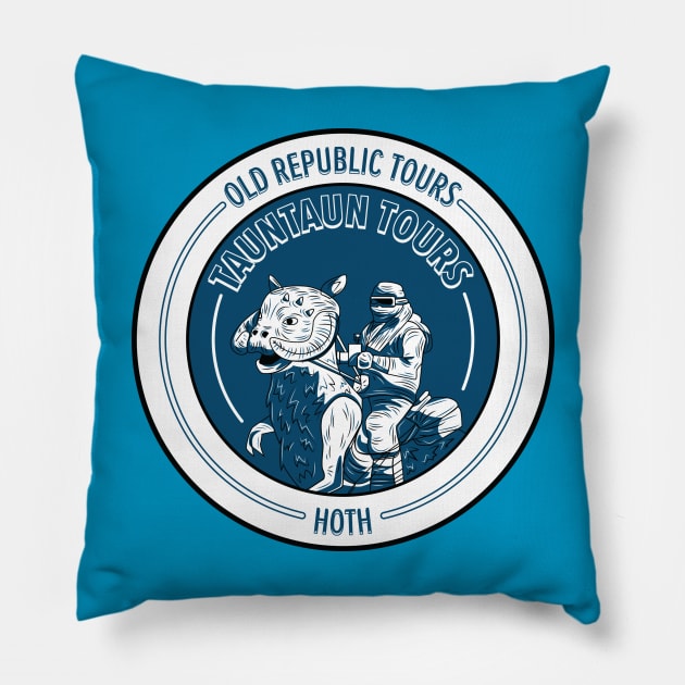 Old Republic Tours Pillow by DeepDiveThreads