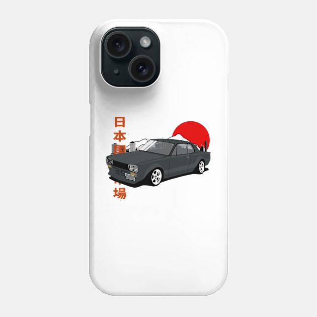 Nissan Skyline 2000 GT-R Hakosuka Phone Case by Rebellion Store