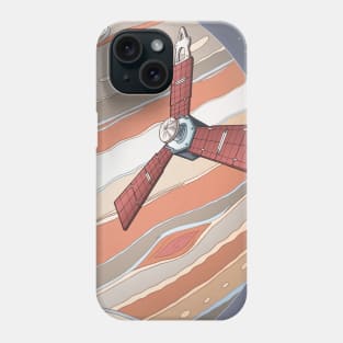 Juno Space Probe | Jupiter Spacecraft Illustration Phone Case