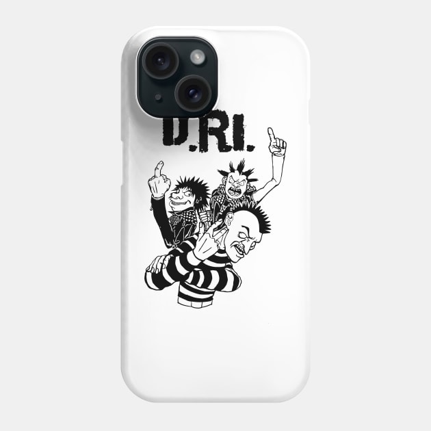 Punk Rock Man Of D.R.I Phone Case by samsa