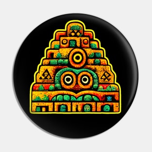 Mayan Pyramid Pin