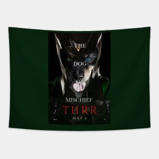 Dog of Mischief Tapestry