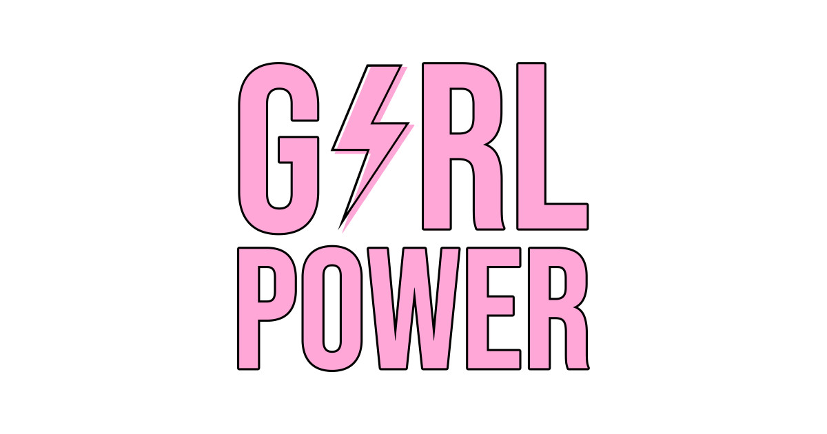 Girl Power Flash Pink - Grl Pwr - T-Shirt | TeePublic