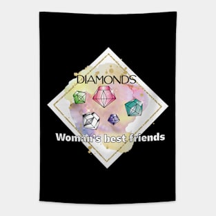 Colored diamond Tapestry