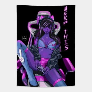 Dva gaming BLACK Overwatch Tapestry