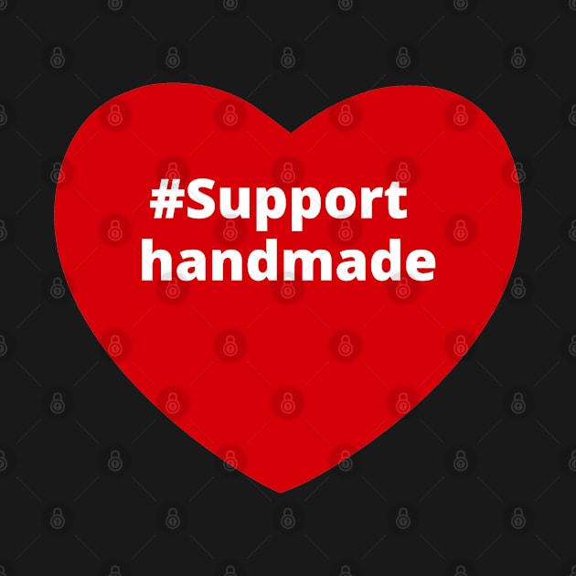 Support Handmade - Hashtag Love Heart by support4love