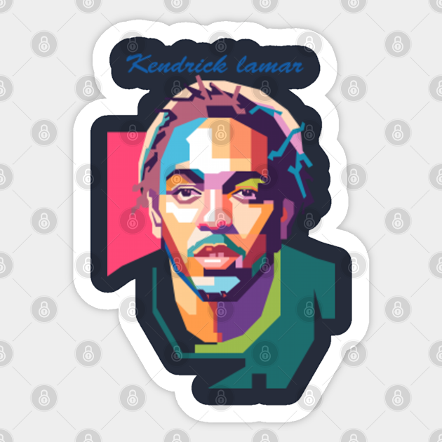 Kendrick Lamar Colorful Pop Art Kendrick Lamar Sticker Teepublic This is kendrick lamar, he could not and would not sell out to the telecom lobby. kendrick lamar colorful pop art