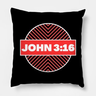 Bible Verse John 3:16 | Christian Pillow