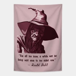 A Witch Next Door Tapestry