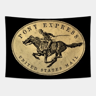 Vintage USPS Pony Express 2 by Buck Tee Tapestry