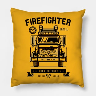 Here come our firefighters Pillow