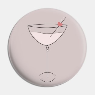 Love-drunk Cocktail Pin